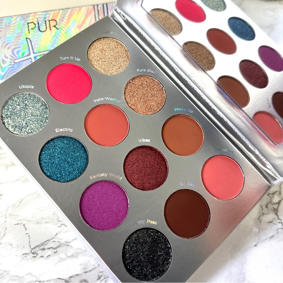 Pur Festival 2.0 12-Piece Pressed Pigments Eyeshadow Palette NIB - Picture 7 of 12
